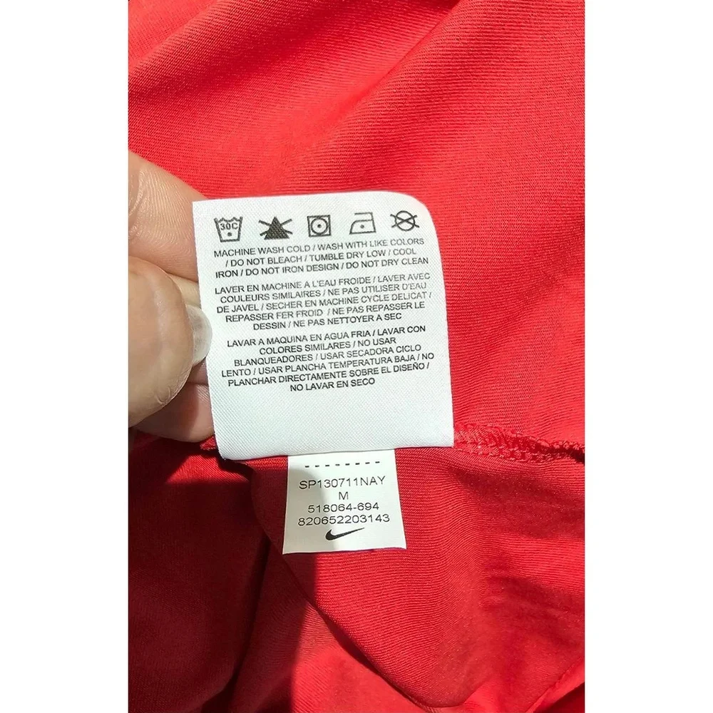 NIKE GOLF Women’s‎ Red Dri-FIT Sleeveless Polo Top Size M